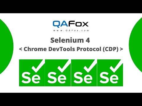 Selenium 4 - Chrome DevTools Protocol (CDP)