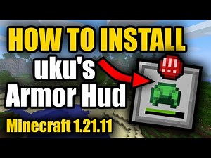 How to Install uku's Armor HUD for Minecraft 1.21.11 (2026)!