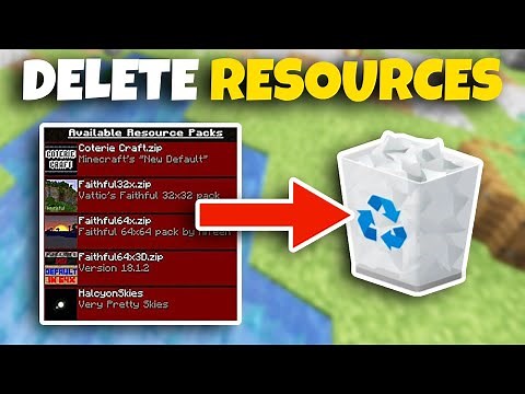 How to Delete Resource Packs in Minecraft Java (Remove Texture Packs 2025 Guide)