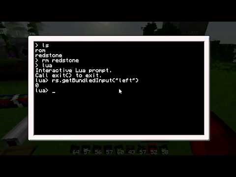 ComputerCraft - Back To Basics - Part 8 - APIs : colors and redstone