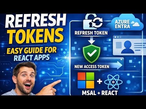 Refresh Tokens Explained 🔄 | Secure React Auth with Azure Entra & MSAL (SPA Guide)