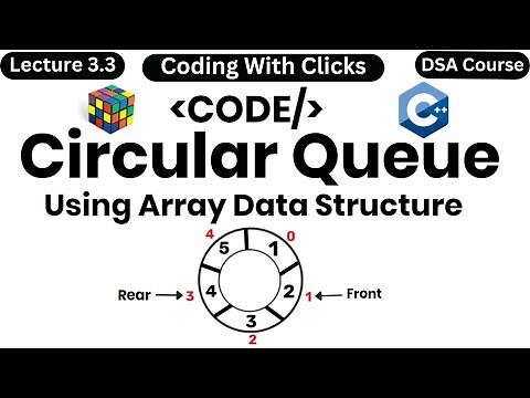 Circular Queue Using Array | Circular Queue in DSA C++ | Circular Queue Operations in Data Structure