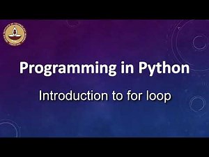 Introduction to for loop