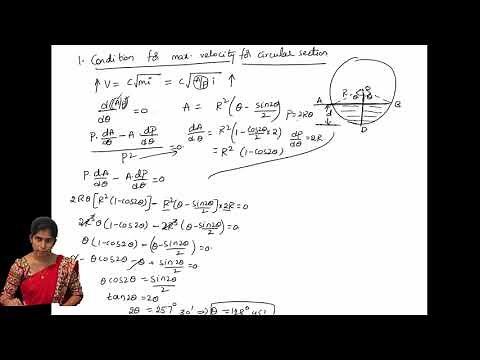 most economical circular channel section || fluid mechanics || H&hm