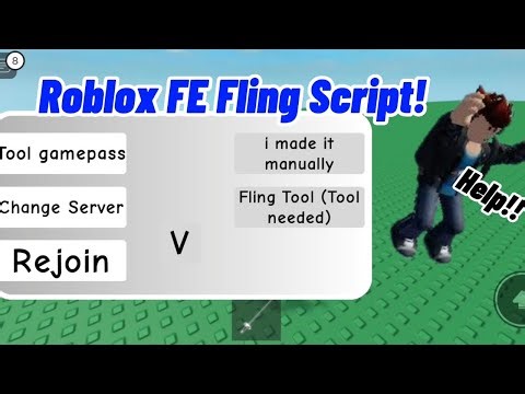 Roblox Fe Fling Tool Script! • Fling People! | Working in Hydrogen, Fluxus,Delta,Pc