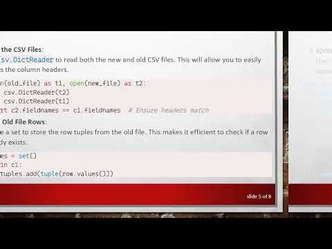 How to Perform a CSV Diff with Headers in Python