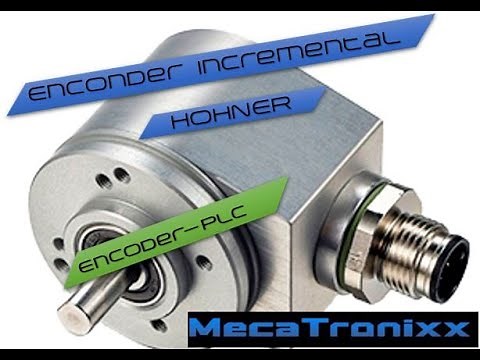 Encoder hohner 5806-0352-0050, conectado a un PLC Delta diagrama de conexión.
