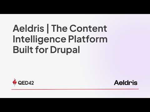 Aeldris | The Content Intelligence Platform Built for Drupal