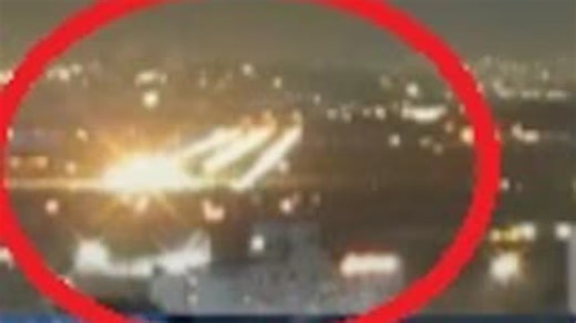 Terrifying moment plane engine explodes & is engulfed by fire during takeoff