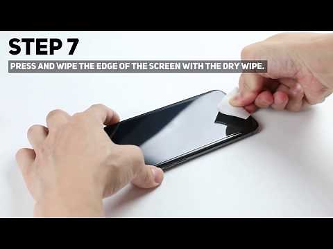 How to install screen protector perfectly.