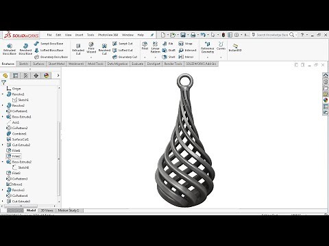 Surface Modeling - SolidWorks Tutorial