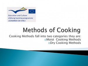 Methods of Cooking - SlideServe