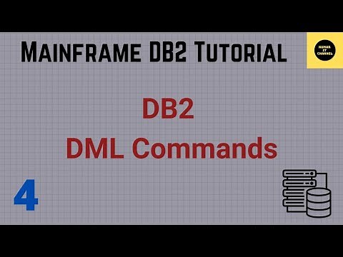 DML Commands in DB2 - Mainframe DB2 Tutorial - Part 4