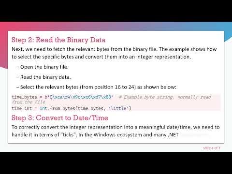 Mastering Python: How to Properly Read Date/Time from Binary Files
