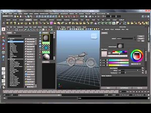 Maya Basic Texturing and Rendering Tutorial ( Part 1 of 5 )