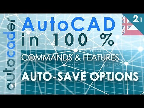 AutoCAD - How To Recover Lost File? Auto Save Options | AutoCADer | [EN] [PL]