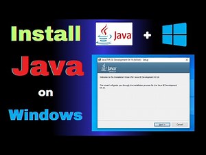 How to Download and Install Java on Windows Laptop or pc