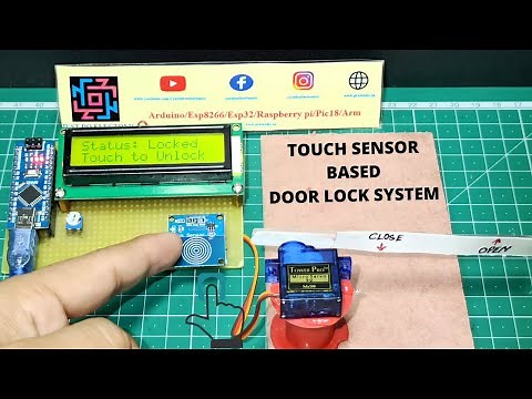 Touch Sensor Door Lock & Unlock System | Arduino project