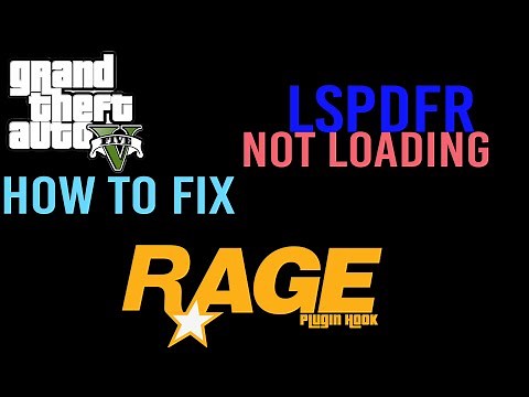 HOW TO FIX ALL RAGE PLUGIN HOOK ERRORS /LSPDFR LOADING FIX (2024)