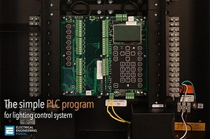 Simple PLC program for lighting control system