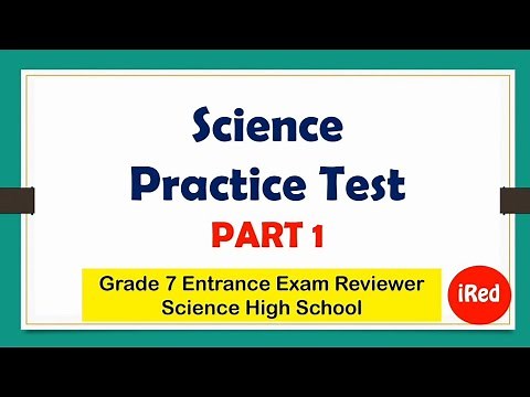 Science Practice Test | Science High School Entrance Exam Reviewer