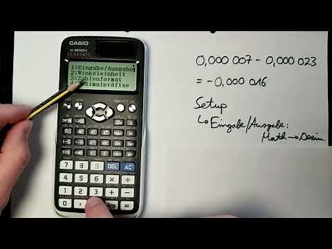 Taschenrechner-Setup