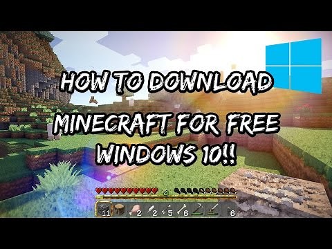 How to download Minecraft Full Version for free Windows 10!