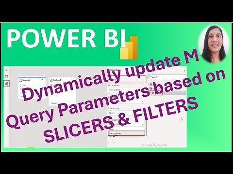 How to Dynamically update M Query Parameter based on SLICER or FILTERS in POWER BI || Bind Parameter