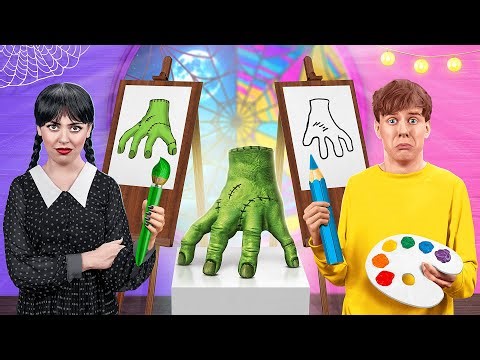 Qui Le Dessine Mieux Relever Le Défi Du Prix avec Wednesday Addams Multi DO Challenge