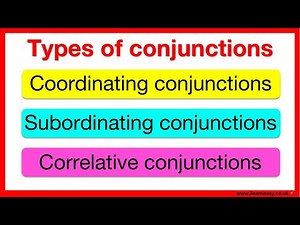Conjunctions in English full 🤔 | Learn about coordinating, subordinating & correlative conjunctions