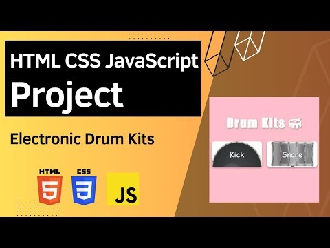 HTML CSS JavaScript Project - Drum Kits