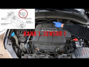 Locations for All FOUR O2 Sensors on Honda Ridgeline 2006 - 2015 (1st Generation)