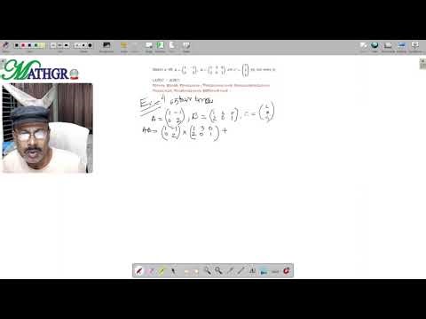 Matrix Example 4 Solved | Easy Matrix Problem for School & College Students