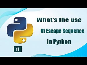 Python Escape Sequences Explained | Python in Hindi | Complete Guide for Absolute Beginners | Webroj
