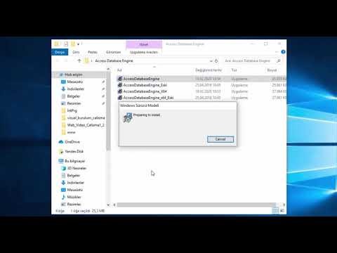 Wtp - Access Database Engine Kurulumu - 2. Çalışma