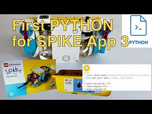 First PYTHON for SPIKE PRIME App3 #spikeprime