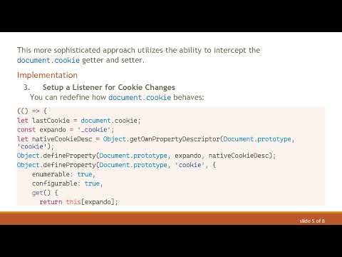How to Detect Cookie Changes in Client-Side JavaScript