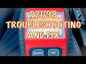 P2098 code troubleshooting and fix 2014 Ford Flex