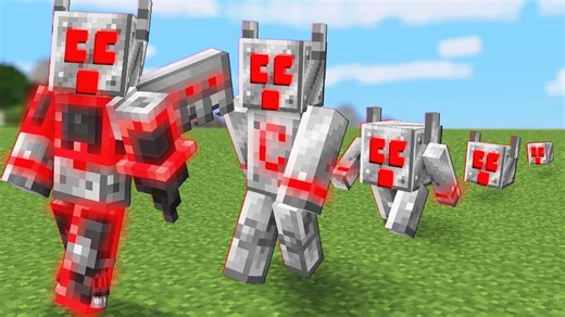 Evolving as a Robot in Minecraft Survival