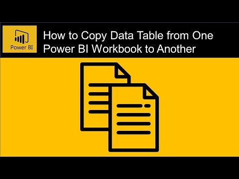 How to copy a data table from one power bi workbook to another with transformation steps