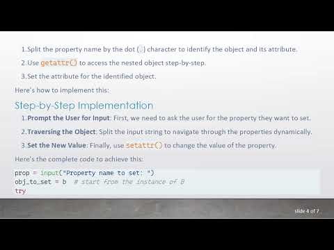 How to Set a Property of a Property by Name in Python