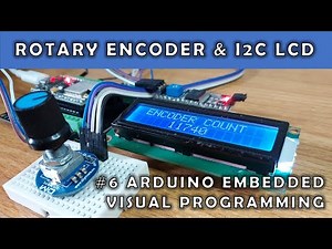 FLProg6: Rotary Encoder & I2C LCD | ESP32 NodeMCU | Arduino Visual Embedded Programming