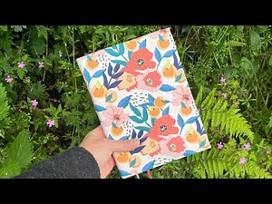 Fabric Notebook Cover - sewing tutorial