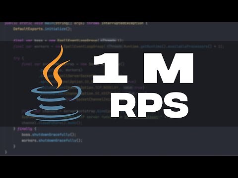 How to build a Java HTTP API that takes 1M requests per second