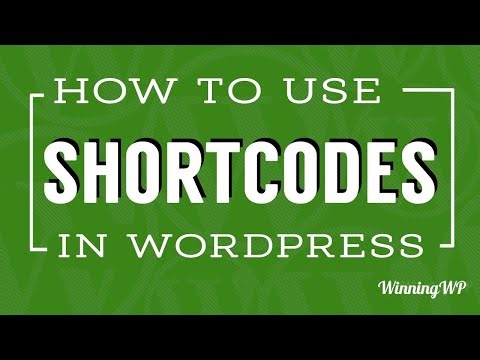 How To Use Shortcodes In WordPress