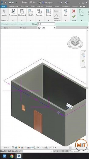 Create a Roof with Slope Arrow in Revit Structure!