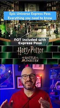 Epic Universe Express Pass - Everything You Need to Know! 🎢 #epicuniverse