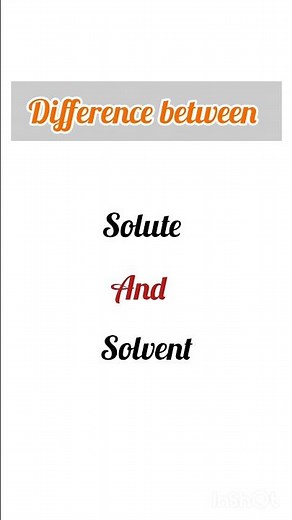 Difference between Solute and Solvent | Chapter-2 Class-9 NCERT science