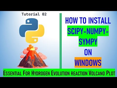 How to install PYTHON and NUMPY, SCIPY, SYMPY on WINDOWS