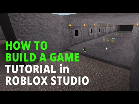Roblox Studio Tutorial - How to build a game in Roblox (Part 1 for Beginners)